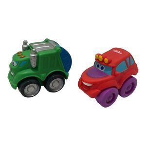 Tonka Chuck & Friends Rowdy Garbage Truck Red Car Toy Vehicle Set 4” Long